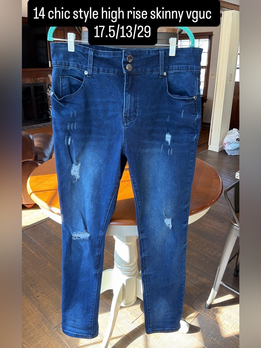 City Chic High Rise Skinny Harley jeans
